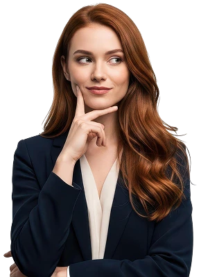 Woman thinking about technology stack